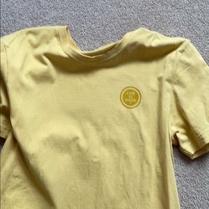 COPY - Life is Good Yellow Graphic Tee